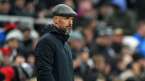 Manchester United's Dutch manager Erik ten Hag (AFP)