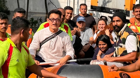 Aamir Khan along with Vishnu Vishal were rescued from Chennai Flood.