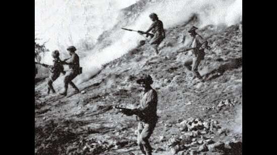 With every step, we felt the weight of the mission, the gravity of our purpose. Before the first light pierced the sky, we dug into the cold, unforgiving earth, creating makeshift shelters to shield ourselves from the imminent threat of enemy air raids. (File)