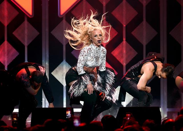 Britney Spears performs onstage on December 2, 2016 in Los Angeles, California. (Kevin Winter/AFP) Britney Spears performs onstage on December 2, 2016 in Los Angeles, California. (Kevin Winter/AFP)