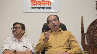 Sanjay Raut with Uddhav Thackeray. (File photo) Sanjay Raut with Uddhav Thackeray. (File photo)