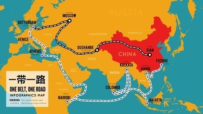 China’s Belt and Road Initiative. (Shutterstock) China’s Belt and Road Initiative. (Shutterstock)