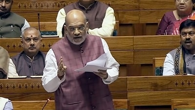 Union home minister Amit Shah speaks in the Lok Sabha during the Winter Session of Parliament. (ANI) Union home minister Amit Shah speaks in the Lok Sabha during the Winter Session of Parliament. (ANI)