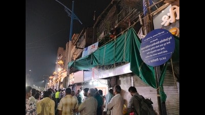Armed with huge police force and blocking the roads leading to the site, PMC razed Bhide Wada, a historic landmark that housed the nation’s first girls’ school. (HT PHOTO) Armed with huge police force and blocking the roads leading to the site, PMC razed Bhide Wada, a historic landmark that housed the nation’s first girls’ school. (HT PHOTO)