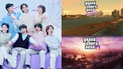 BTS and GTA 6 (Bighit Music, GTA 6 trailer grab) BTS and GTA 6 (Bighit Music, GTA 6 trailer grab)