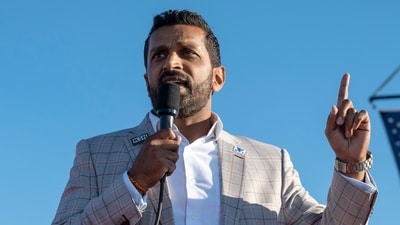 (FILE) Kash Patel has said, if the former president is elected again, his administration will retaliate against people in the media "criminally or civilly." (AP) (FILE) Kash Patel has said, if the former president is elected again, his administration will retaliate against people in the media "criminally or civilly." (AP)