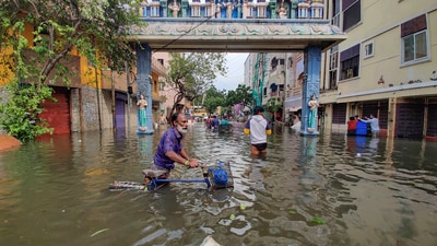 On Tuesday, DMK MP Kanimozhi mentioned that the Tamil Nadu government is better equipped to handle the current situation compared to 2015. Back then, continuous rains had led to flooding in Chennai, resulting in loss of lives and property damage. (PTI) On Tuesday, DMK MP Kanimozhi mentioned that the Tamil Nadu government is better equipped to handle the current situation compared to 2015. Back then, continuous rains had led to flooding in Chennai, resulting in loss of lives and property damage. (PTI)