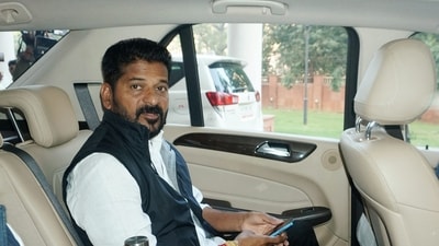 Telangana Congress Chief A Revanth Reddy, named as the new chief minister of the state. (PTI) Telangana Congress Chief A Revanth Reddy, named as the new chief minister of the state. (PTI)