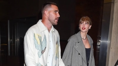 Travis Kelce and Taylor Swift (X(formerly Twitter)/@ViralThingz) Travis Kelce and Taylor Swift (X(formerly Twitter)/@ViralThingz)