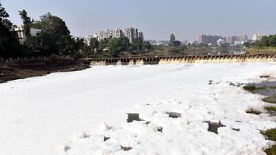 The PCMC has installed 16 STPs of 363 MLD capacity however only 300 MLD of sewage has been treated while the remaining 59 MLD of sewage is being discharged into the Mula, Pawana and Indrayani rivers. (ht file photo) The PCMC has installed 16 STPs of 363 MLD capacity however only 300 MLD of sewage has been treated while the remaining 59 MLD of sewage is being discharged into the Mula, Pawana and Indrayani rivers. (ht file photo)