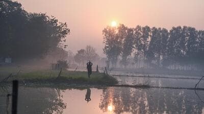 The minimum temperature of 11.2°C on Tuesday was two degrees above normal. (HT PHOTO)