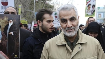 Top Iranian commander Qasem Soleimani was killed in a US strike. (AP ) Top Iranian commander Qasem Soleimani was killed in a US strike. (AP )