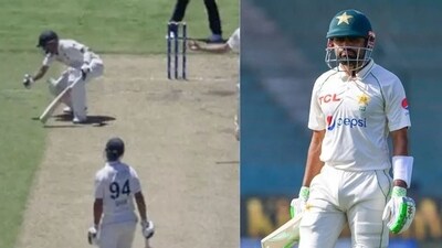 The never-seen before act by Babar was an instant hit on social media The never-seen before act by Babar was an instant hit on social media