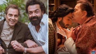Bobby Deol revealed he decided to skip the end of Rocky Aur Rani Kii Prem Kahani, which starred dad Dharmendra. Bobby Deol revealed he decided to skip the end of Rocky Aur Rani Kii Prem Kahani, which starred dad Dharmendra.