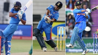 Rohit Sharma, Suresh Raina and MS Dhoni have played some captivating T20I innings in South Africa (Getty Images)