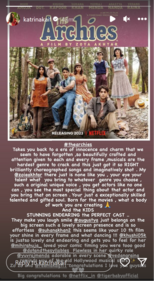 Katrina Kaif on The Archies. Katrina Kaif on The Archies.