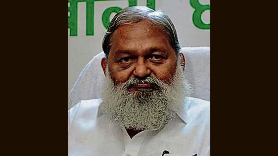 Minister Anil Vij (Sant Arora/HT)