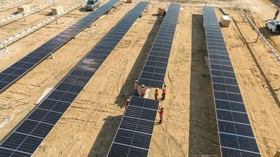 The Adani Group's plant will cover a vast 726 square kilometres land mass and generate 30 GW of power. The Adani Group's plant will cover a vast 726 square kilometres land mass and generate 30 GW of power.
