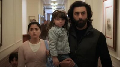 Animal box office collection: Rashmika Mandanna and Ranbir Kapoor in a still from Animal. Animal box office collection: Rashmika Mandanna and Ranbir Kapoor in a still from Animal.