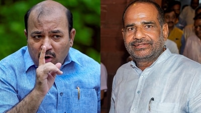 BSP MP Danish Ali (L). BJP MP Ramesh Bidhuri (R) BSP MP Danish Ali (L). BJP MP Ramesh Bidhuri (R)