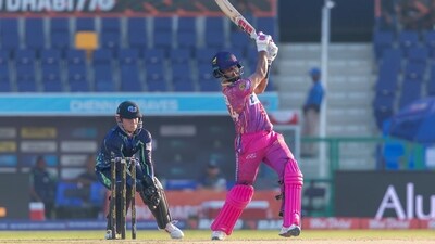 Dasun Shanaka playing for Bangla Tigers (Abu Dhabi T10) Dasun Shanaka playing for Bangla Tigers (Abu Dhabi T10)