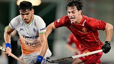 India lost 1-4 to Spain. India lost 1-4 to Spain.