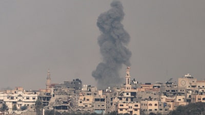 A picture taken in southern Israel near the border with the Gaza Strip. (AFP) A picture taken in southern Israel near the border with the Gaza Strip. (AFP)