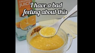 What do you think about mixing orange juice with cheese? What do you think about mixing orange juice with cheese?
