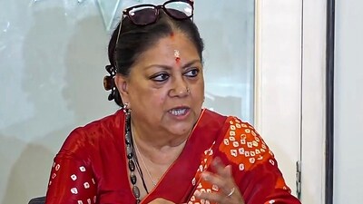 Vasundhara Raje is in Delhi ahead of crucial BJP meeting on Thursday in which the names of the new chief ministers may be decided. (PTI) Vasundhara Raje is in Delhi ahead of crucial BJP meeting on Thursday in which the names of the new chief ministers may be decided. (PTI)