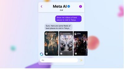 An 'evolved' Meta AI is among the 'more than 20 ways' being tested by Meta (Image courtesy: Meta) An 'evolved' Meta AI is among the 'more than 20 ways' being tested by Meta (Image courtesy: Meta)