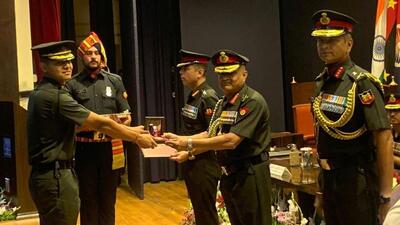 The Chief of Army Staff General Manoj Pande was delivering the valedictory address at the Engineer Officers’ Degree Engineering (EODE) and Technical Entry Scheme (TES) courses during the scroll presentation and convocation ceremony at the College of Military Engineering (CME). (SOURCED) The Chief of Army Staff General Manoj Pande was delivering the valedictory address at the Engineer Officers’ Degree Engineering (EODE) and Technical Entry Scheme (TES) courses during the scroll presentation and convocation ceremony at the College of Military Engineering (CME). (SOURCED)