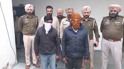 The accused in police custody on Thursday. (HT Photo)