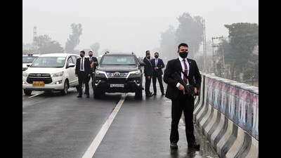 The letter, written six weeks ago, is the second communication from the MHA to the state government in the past nine months. In March 2023, then home secretary Ajay Bhalla had questioned delay in action against the officials responsible for the security lapse. (ANI file) The letter, written six weeks ago, is the second communication from the MHA to the state government in the past nine months. In March 2023, then home secretary Ajay Bhalla had questioned delay in action against the officials responsible for the security lapse. (ANI file)