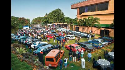The line-up at the MBCCR 2023 included rare and well-preserved historic vehicles. The line-up at the MBCCR 2023 included rare and well-preserved historic vehicles.