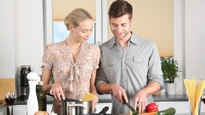 Culinary exploration: Cooking a meal together can be a form of self-care. It's an opportunity to nourish your bodies and spend quality time together. (Pixabay)
