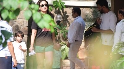 Kareena Kapoor is back from Jaipur where she graced an event for Ralph Lauren. She was recently seen in The Buckingham Murders and will now be seen in The Crew. She also has a role in Rohit Shetty's Singham Again. Kareena Kapoor is back from Jaipur where she graced an event for Ralph Lauren. She was recently seen in The Buckingham Murders and will now be seen in The Crew. She also has a role in Rohit Shetty's Singham Again. 
