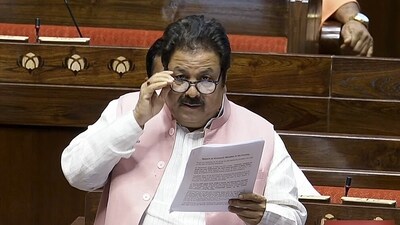 Congress MP Rajeev Shukla speaks in the Rajya Sabha during the Winter Session of the Parliament, in New Delhi on Tuesday. (ANI Photo/Sansad TV) Congress MP Rajeev Shukla speaks in the Rajya Sabha during the Winter Session of the Parliament, in New Delhi on Tuesday. (ANI Photo/Sansad TV)