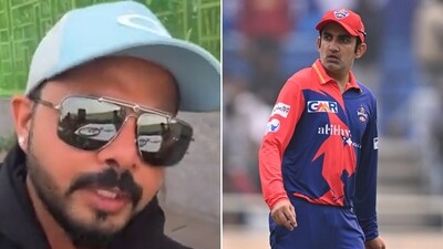 S Sreesanth and Gautam Gambhir were involved in an ugly spat during an LLC match (Screengrab/LLC) S Sreesanth and Gautam Gambhir were involved in an ugly spat during an LLC match (Screengrab/LLC)
