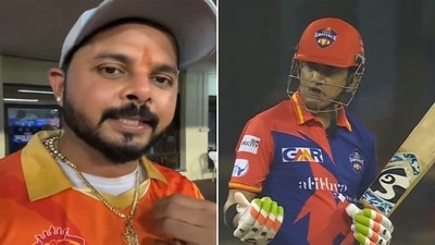 S Sreesanth and Gautam Gambhir had a heated exchange at LLC 2023 (Screengrab) S Sreesanth and Gautam Gambhir had a heated exchange at LLC 2023 (Screengrab)