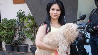 Tanishaa Mukerji was spotted with her pet Leo at a veterinary clinic on Thursday. He is currently a participant on the dance reality show Jhalak Dikhhla Jaa and is doing well in the dancing department. Tanishaa Mukerji was spotted with her pet Leo at a veterinary clinic on Thursday. He is currently a participant on the dance reality show Jhalak Dikhhla Jaa and is doing well in the dancing department.