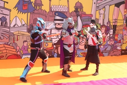 Delhi Comic Con 2023 is back for enthusiasts to witness cosplay and shop the merch. (Photo: Raajessh Kashyap/HT )
