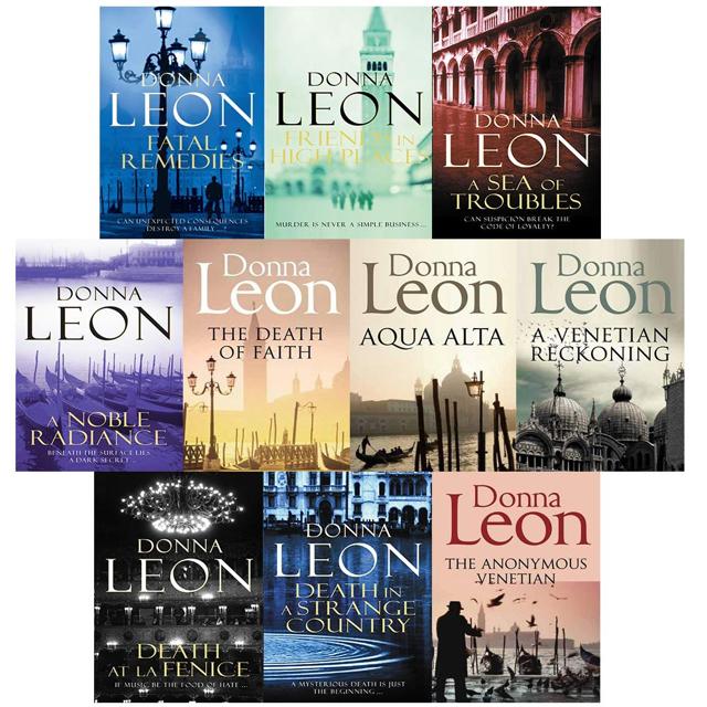 Donna Leon’s detective hero enjoys his meals as much as he does his mysteries.