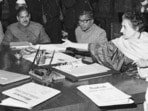 Indira Gandhi during a Congress Working Committee meet. (HT Photo)