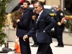 (FILES) Hunter Biden was indicted late December 7, 2023 on nine counts of tax evasion, the second time this year President Joe Biden's troubled son has been charged by a special counsel investigating his personal and business dealings. (Photo by RYAN COLLERD / AFP) (FILES) Hunter Biden was indicted late December 7, 2023 on nine counts of tax evasion, the second time this year President Joe Biden's troubled son has been charged by a special counsel investigating his personal and business dealings. (Photo by RYAN COLLERD / AFP)