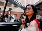 New Delhi: TMC MP Mahua Moitra arrives during the Winter session of Parliament. New Delhi: TMC MP Mahua Moitra arrives during the Winter session of Parliament.
