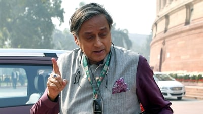 Shashi Tharoor said Mahua Moitra's expulsion from the Lok Sabha was a travesty. Shashi Tharoor said Mahua Moitra's expulsion from the Lok Sabha was a travesty.