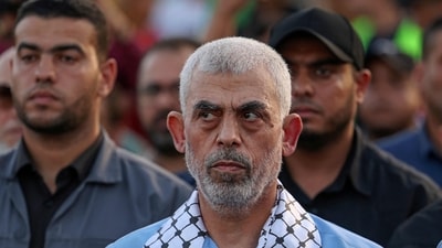 Head of the political wing of the Palestinian Hamas movement in the Gaza Strip Yahya Sinwar (AFP) Head of the political wing of the Palestinian Hamas movement in the Gaza Strip Yahya Sinwar (AFP)