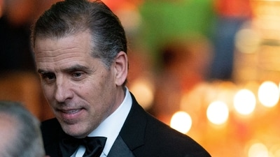 (FILES) Hunter Biden arrives for a toast during an official State Dinner in honor of India's Prime Minister Narendra Modi, at the White House in Washington, DC, on June 22, 2023. Hunter Biden was indicted late December 7, 2023 on nine counts of tax evasion, the second time this year President Joe Biden's troubled son has been charged by a special counsel investigating his personal and business dealings. (Photo by Stefani Reynolds / AFP) (AFP) (FILES) Hunter Biden arrives for a toast during an official State Dinner in honor of India's Prime Minister Narendra Modi, at the White House in Washington, DC, on June 22, 2023. Hunter Biden was indicted late December 7, 2023 on nine counts of tax evasion, the second time this year President Joe Biden's troubled son has been charged by a special counsel investigating his personal and business dealings. (Photo by Stefani Reynolds / AFP) (AFP)