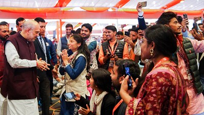 Union Home Minister Amit Shah during the 69th ABVP National Conference, in New Delhi (PTI) Union Home Minister Amit Shah during the 69th ABVP National Conference, in New Delhi (PTI)