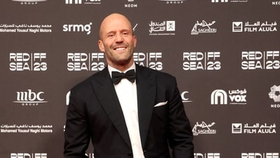 English actor Jason Statham poses on the red carpet of the closing ceremony of the third edition of the Red Sea International Film Festival in Jeddah on December 7, 2023. (AFP) English actor Jason Statham poses on the red carpet of the closing ceremony of the third edition of the Red Sea International Film Festival in Jeddah on December 7, 2023. (AFP)